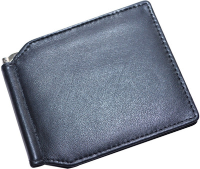 

Knott Men Black Genuine Leather Card Holder(6 Card Slots)