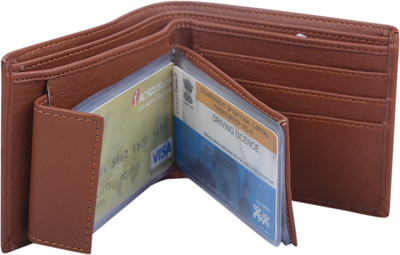 

Chardlie Men Casual Tan Genuine Leather Wallet(3 Card Slots)
