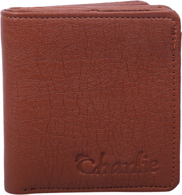 

Chardlie Men Casual Brown Genuine Leather Wallet(3 Card Slots), Tan