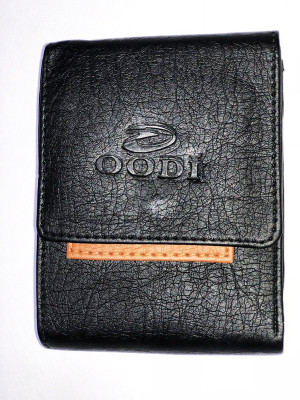 

OODI Men Casual Black Genuine Leather Wallet(10 Card Slots)
