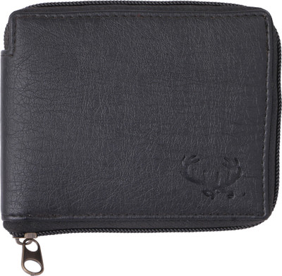 

VITO Men Casual Black Artificial Leather Wallet(6 Card Slots)