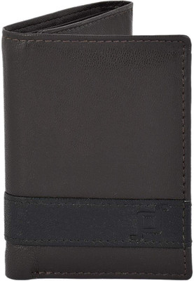 

ShopnZ Men Casual Black Genuine Leather Wallet(6 Card Slots), Brown