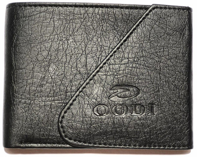 

OODI Men Casual Black Genuine Leather Wallet(10 Card Slots)