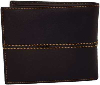 

Wildland Men Brown Genuine Leather Wallet(12 Card Slots)