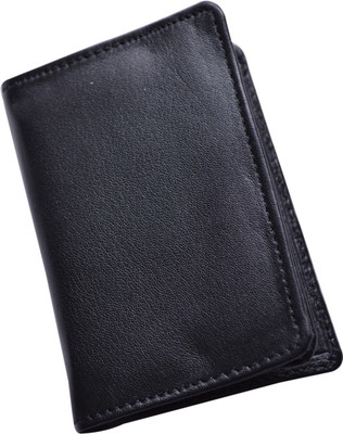 

Knott Men Formal Black Genuine Leather Card Holder(1 Card Slot)