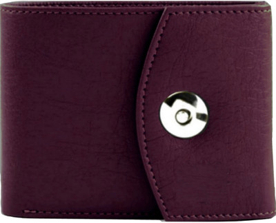 

COST TO COST Men Casual Purple Artificial Leather Wallet(8 Card Slots), Brown