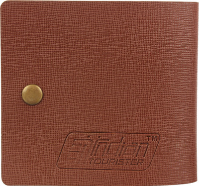 

Indian Tourister Boys Brown Artificial Leather Wallet(2 Card Slots), Brown;red