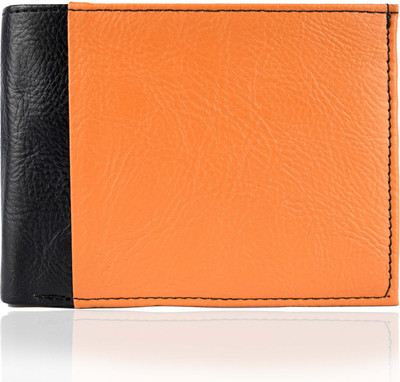 

Forester Men Formal Black, Tan Artificial Leather Wallet(3 Card Slots)