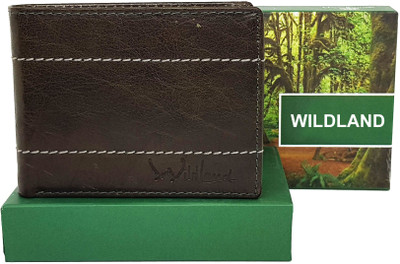 

Wildland Men Black Genuine Leather Wallet(10 Card Slots)