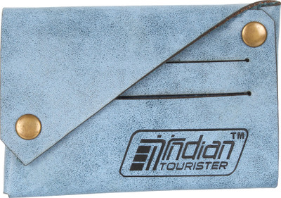 

Indian Tourister Boys Blue Genuine Leather Wallet(2 Card Slots)