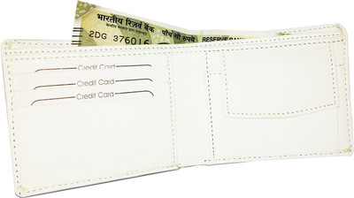 

Firdekho Men Casual White Artificial Leather Wallet(3 Card Slots)