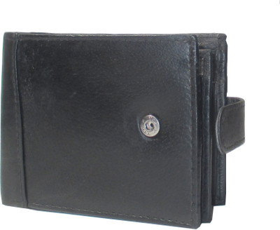 

Zubron Men Casual Black Genuine Leather Wallet(9 Card Slots), Blk039