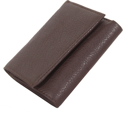 

Italiansheer Men Casual Brown Artificial Leather Wallet(12 Card Slots)