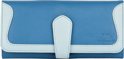 

Blizzard Women Casual Blue Artificial Leather Wallet(6 Card Slots)