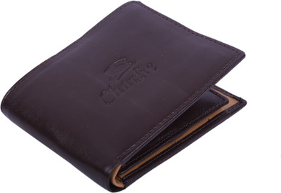 

Chardlie Men Casual Brown Genuine Leather Wallet(3 Card Slots)