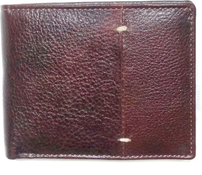 

KASIA Men Casual Brown Genuine Leather Wallet(3 Card Slots)