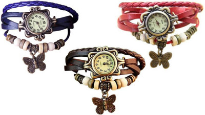 

majorzone butterbbr012 butterfly shape fancy Watch - For Girls