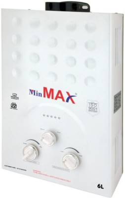 

MinMAX 6 L Gas Water Geyser(White, super)