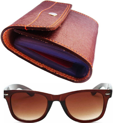 

Peacock Mundkar Wayfarer Combo(Tan, Brown)