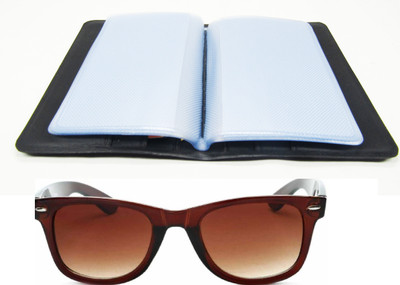 

Peacock Mundkar Wayfarer Combo(Black, Brown)