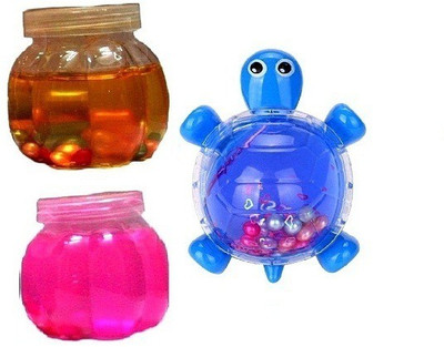 

S2KCrafts S2KC-1918 Jelly Jar & Tortoise Clay (Pack of 3) Art Clay(1.5 g)