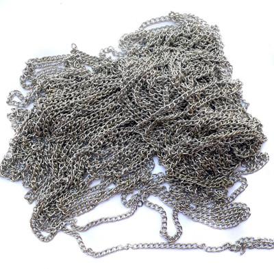 

Beadsncraft Jewellery Making Chain 5 Meter Silver Color