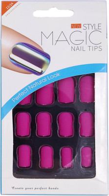 

One Personal Care New Style Pure Matte Nail Tips UBB169-02 Pink(Pack of 12)