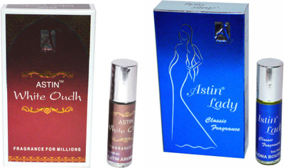 

Astin White Oudh and Blue Lady special UAE Edition Perfume - 12 ml(For Men & Women)