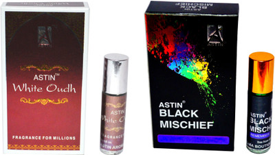 

Astin White Oudh & Black Mischief Floral Attar(Dehn el oud)
