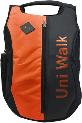 

Uni Walk Neon Multi 20 L Backpack(Orange, Black)
