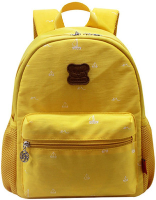 

KIDOMATE Car Print, Casual Day-Trip Bag (Age 3-8 Yrs) 22 L Backpack(Yellow)