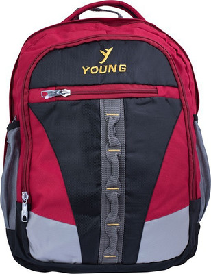 

Young Backpack for 18-inch (Red-Grey ) 4.5 L Backpack(Red, Black)