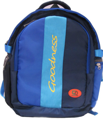 

goodness 17 Inches 3Tone Blue Laptop College School Bag Backpack -Trine 32 L Laptop Backpack(Blue)