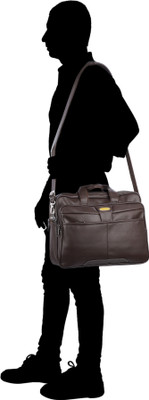 

Blowzy Unisex Laptop Bag|Messenger Bag|Tablet Bag|Business Briefcase, Office Briefcase Shoulder Messenger Bag for 15.6 L Laptop Backpack(Brown)