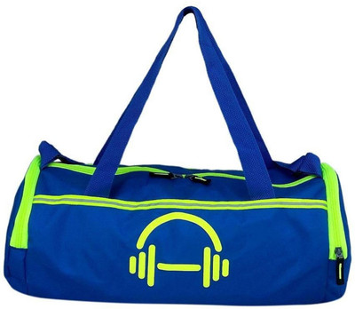 

Toyshine Large Black Gym Bag with Zip Closure{ BLUE } 20 Backpack(Multicolor)