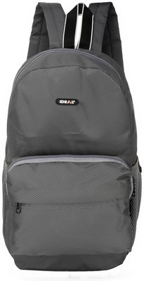 

Ideal Meded Light Weight School/ Travel Bag, 15 L Backpack(Grey)
