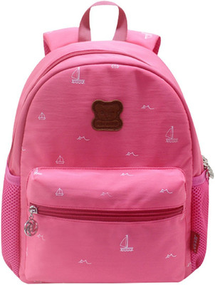

KIDOMATE Car Print, Casual Day-Trip Bag (Age 3-8 Yrs) 20 L Backpack(Pink)