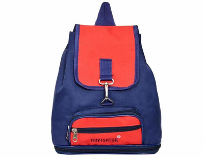 

Navigator Premium Quality Expandable Backpack Cross Bag Handbag with Adjustable Zipper Straps (Blue & Orange) 240 L Backpack(Orange, Blue), Red