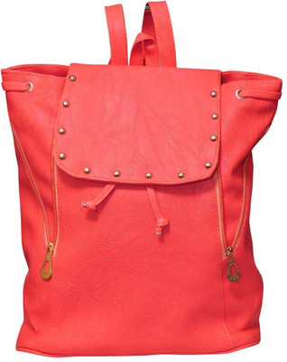 

MAEVA Backpack 20 L Backpack(Red), Peach