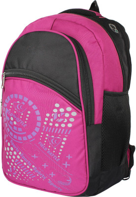 

Roshiaaz Lightweight Canvas Laptop Backpack Travel Rucksack Computer Bag Daypack for School, Sports and Outdoor, 500 L Backpack(Pink), Black;pink