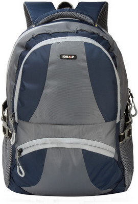 

Ideal Meded Streak Office, School, Travel Bag/ 25 L Laptop Backpack(Grey, Blue)