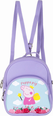 

Shopigator Peppa Pig Kids Mini Handbag Cum 3 L Backpack(Purple)