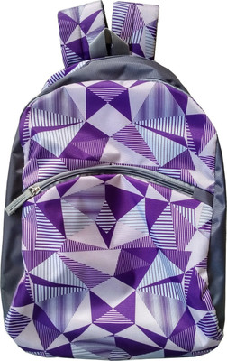 

JetBags Purple Checks Printed 15 Backpack(Multicolor)