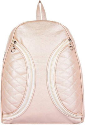 

Aj style az 014 8 L Backpack(Pink), Silver
