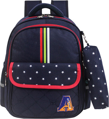 

KIDOMATE Cute Girl Print, Casual Day-Trip Bag(Age 3-8 Yrs) 17 L Backpack(Blue)