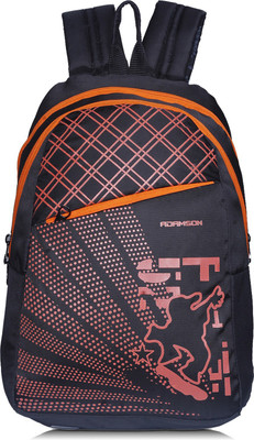 

Adamson Prints Crossed 28 L Backpack(Orange, Black), Tan