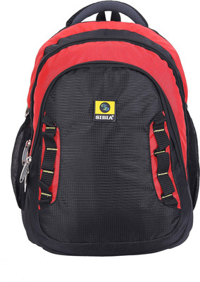 

SIBIA 32 Lt Black & Red Casual with laptop compartment 32 L Backpack(Black, Red)