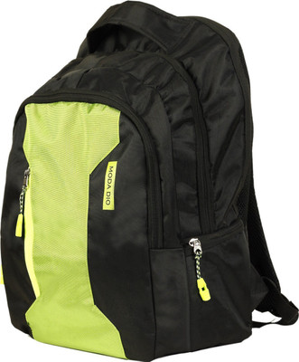 

Moda Dio BPK001 Large Laptop backpack Green Polyester Trendy Unisex Bags with Adjustable Strap Backpack 30 L Laptop Backpack(Black, Green)