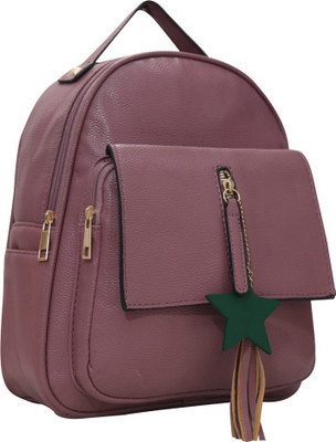 

Bee fashionable Backpack for womens and girls 13 L Backpack(Pink)