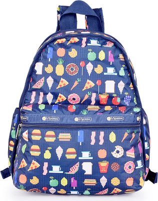 

LeSportsac Basic 12 L Backpack(Blue), Foodmojis